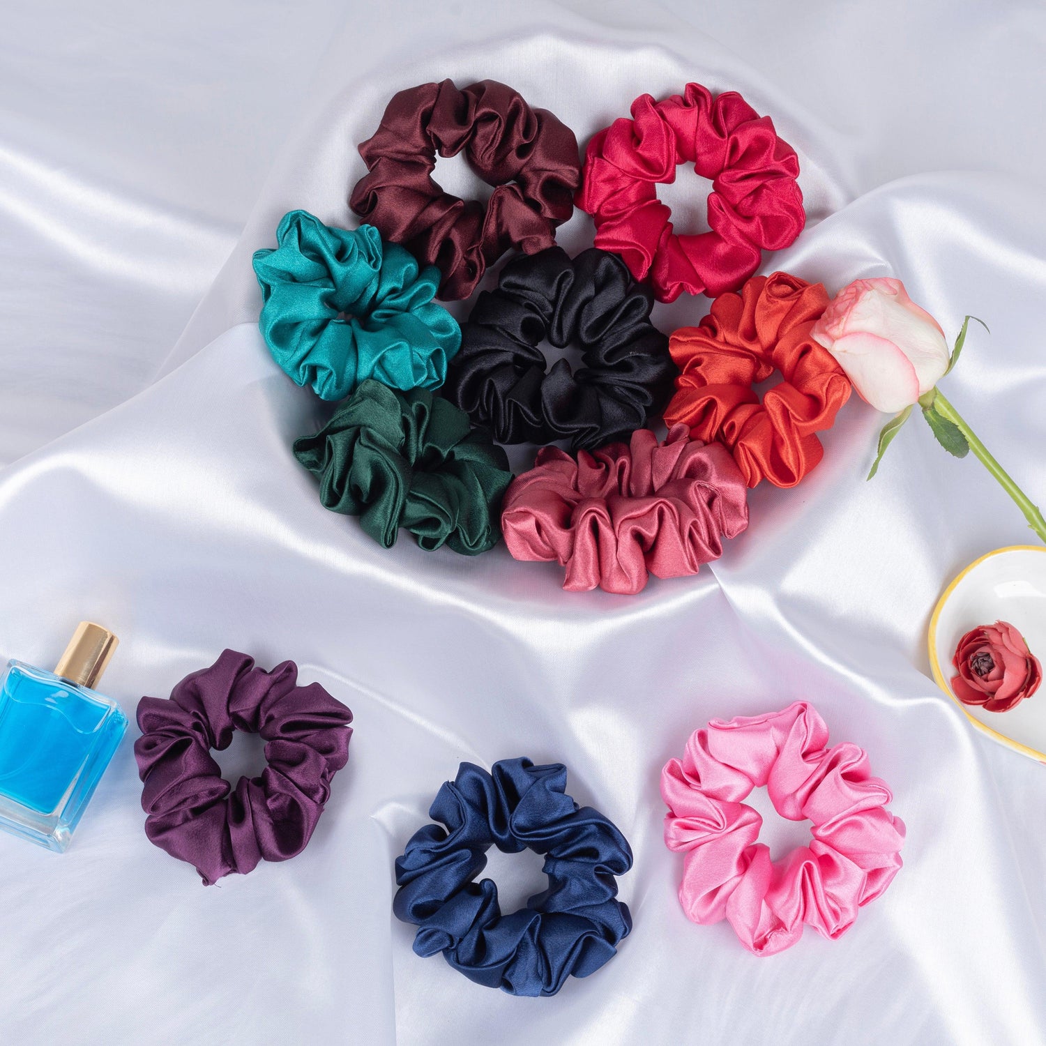Scrunchies Silk Satin Fabric