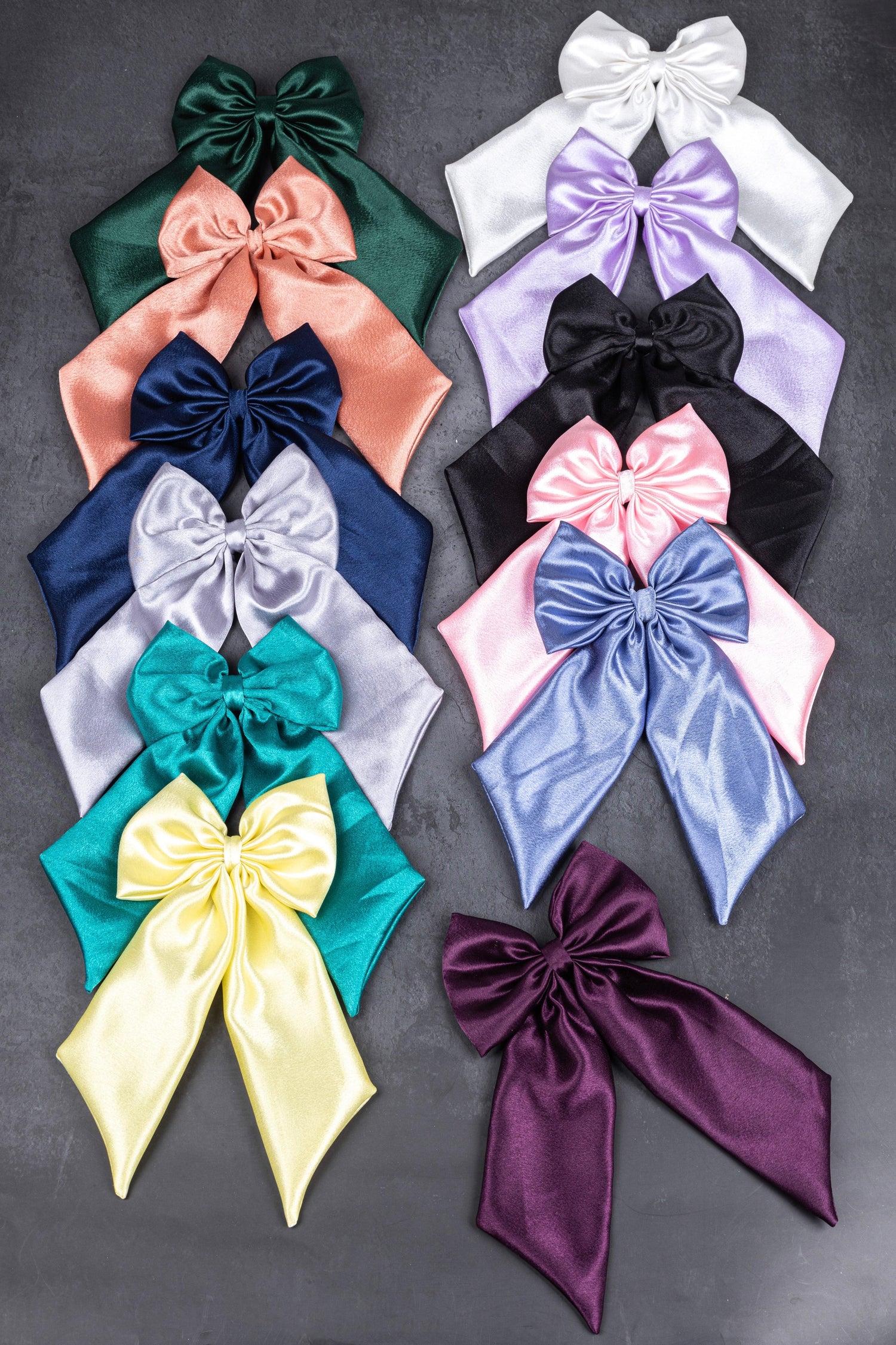 Long Pigtail Bow
