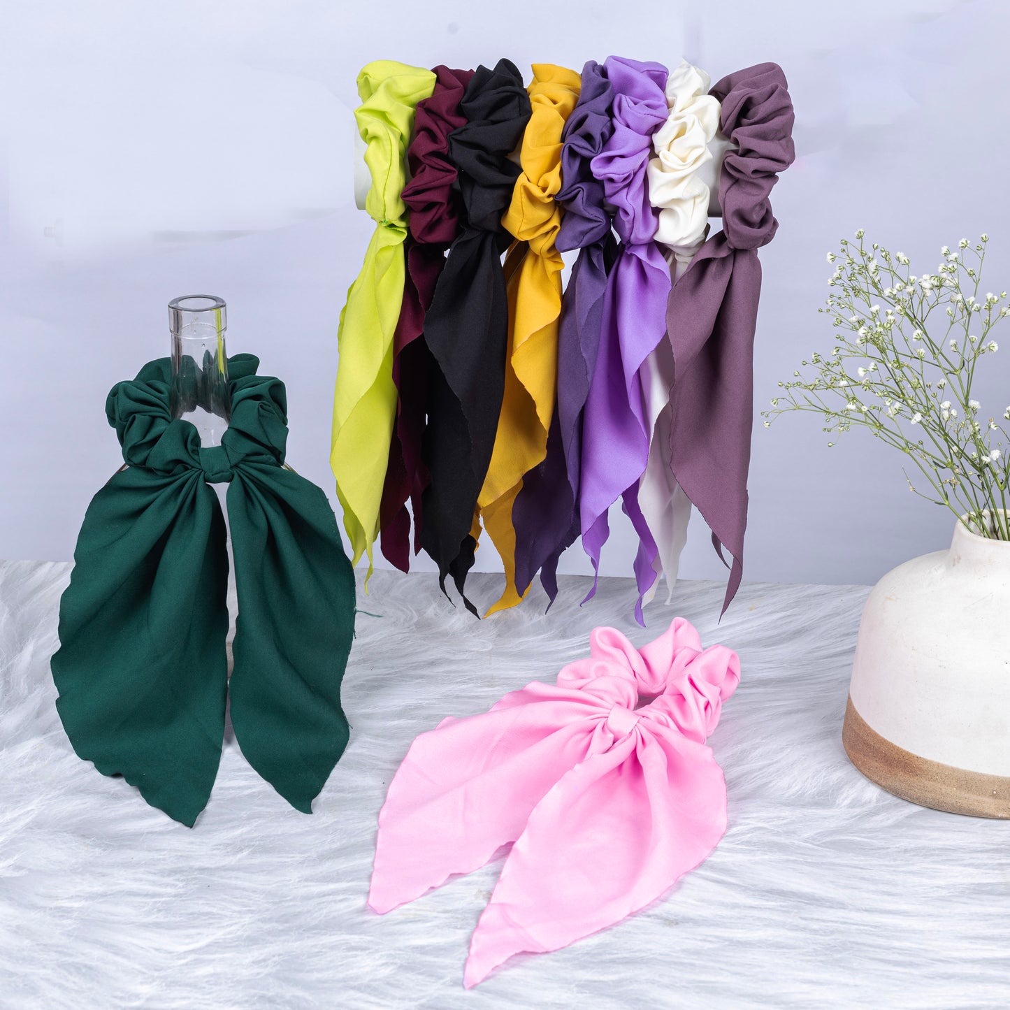 Black Duck - Long Hair Ties Bow