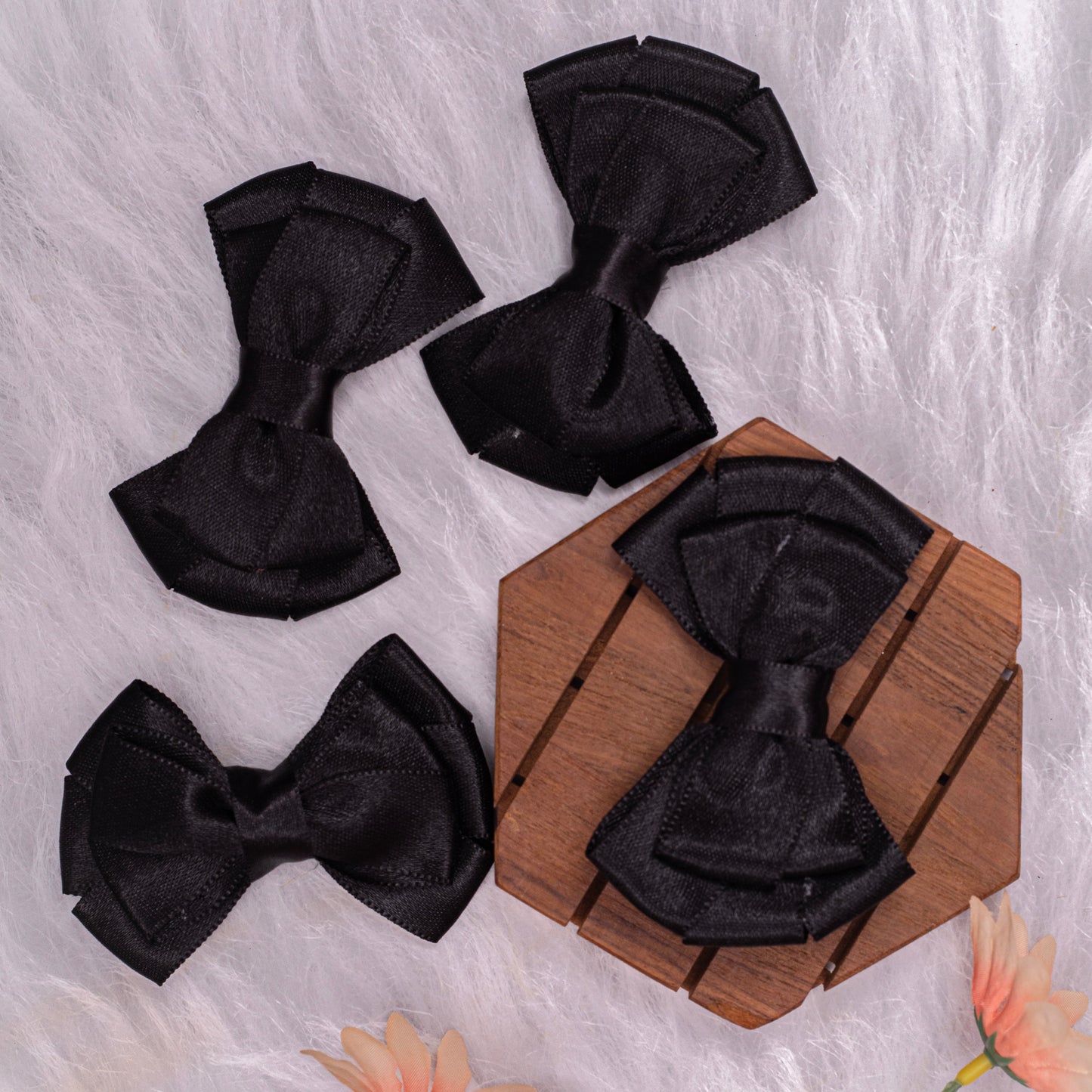 Alligator Hair Bow Single Bright Pink Colour Bow