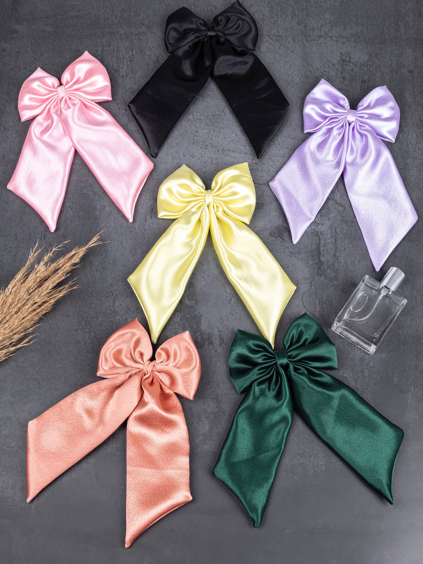 Black Duck - Long Pigtail Bow