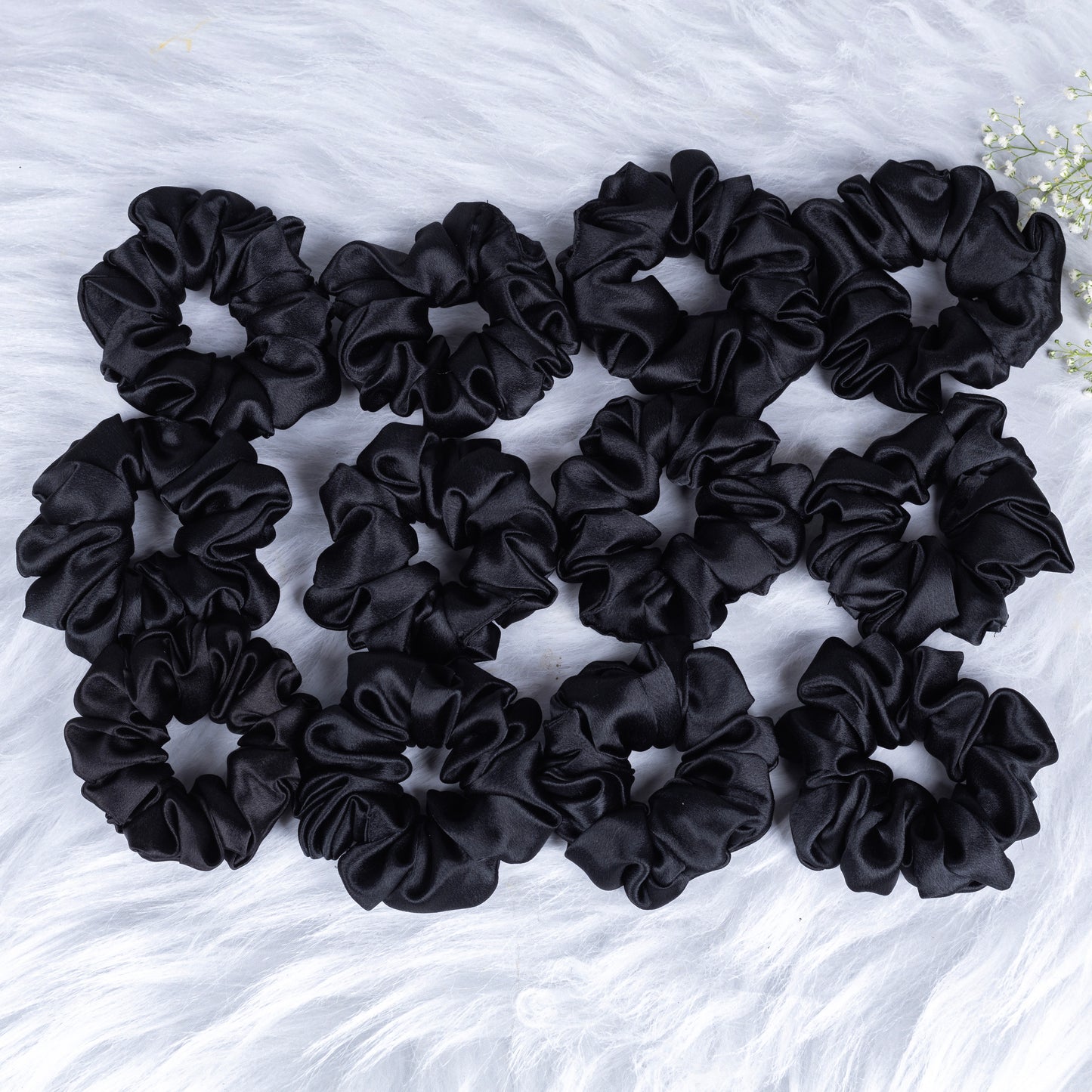 Black Duck - Scrunchies Black  Silk Satin